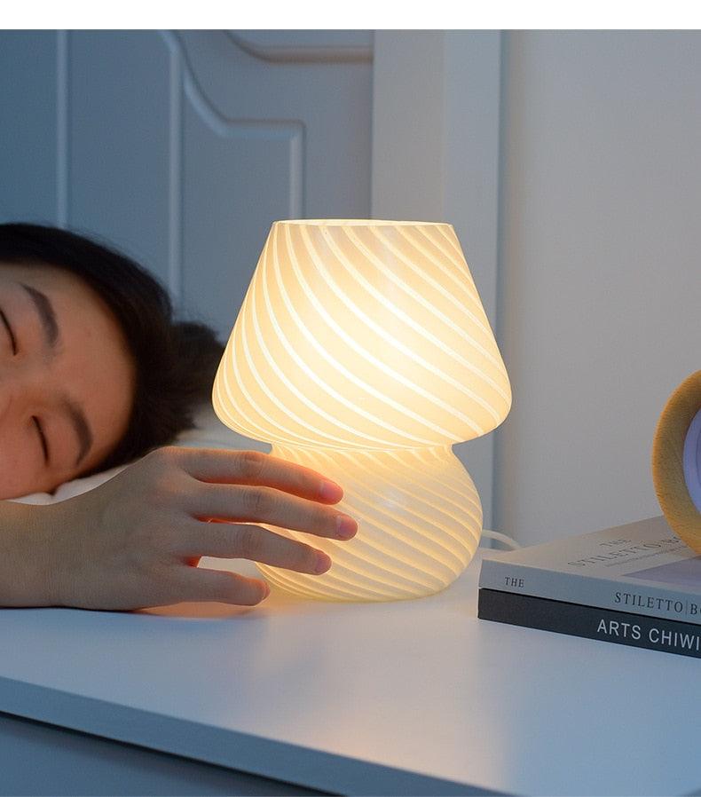 Striped Vetri Table Lamp