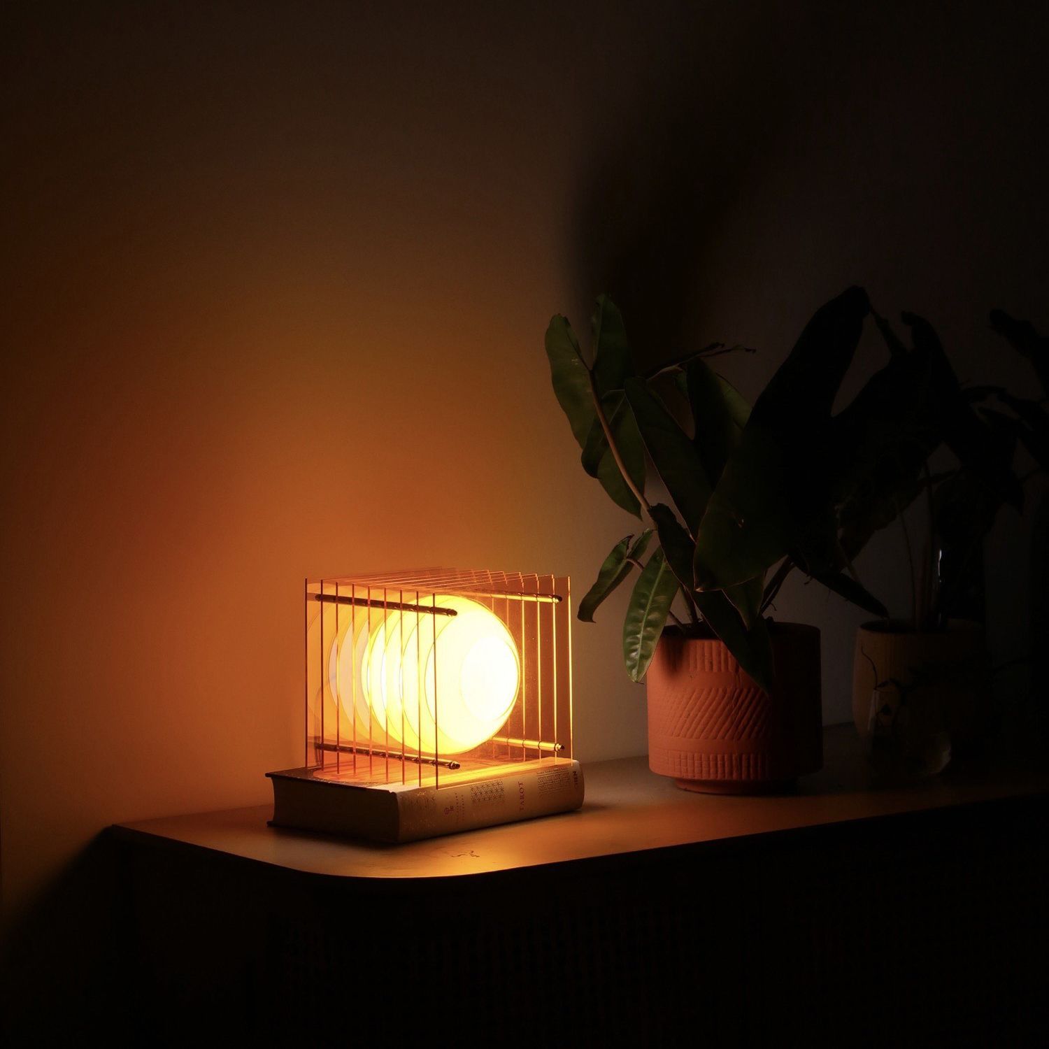 Futuristic Square Orbis Lamp