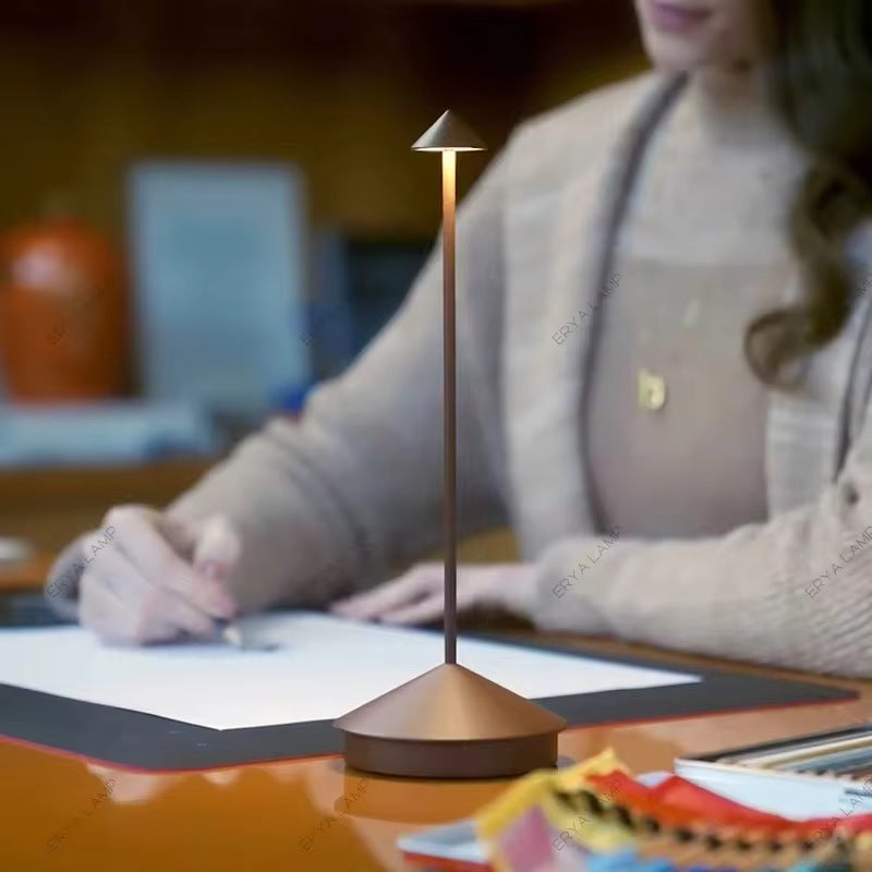 Rechargeable Pina Style Table Lamp