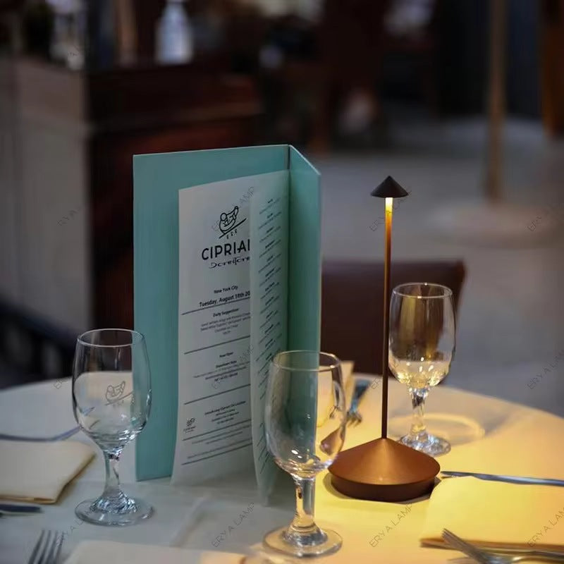 Rechargeable Pina Style Table Lamp