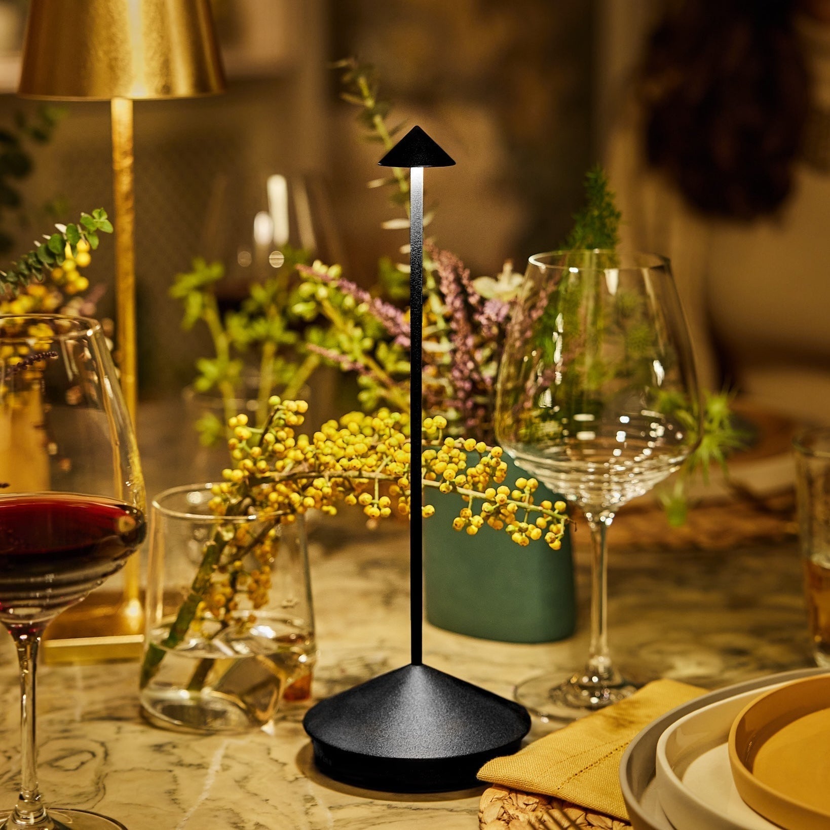 Rechargeable Pina Style Table Lamp
