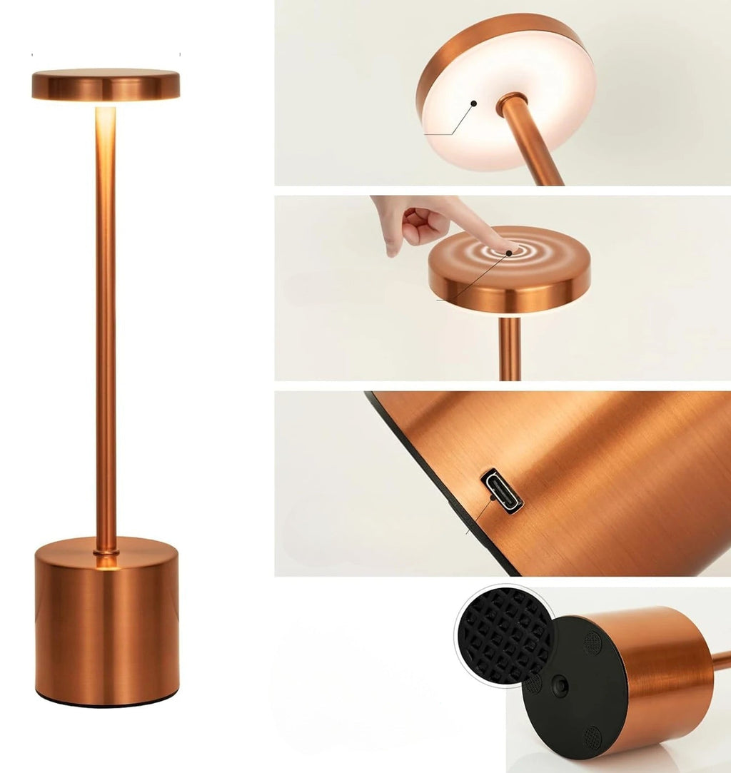 Wireless Metal Vogue Table Lamp