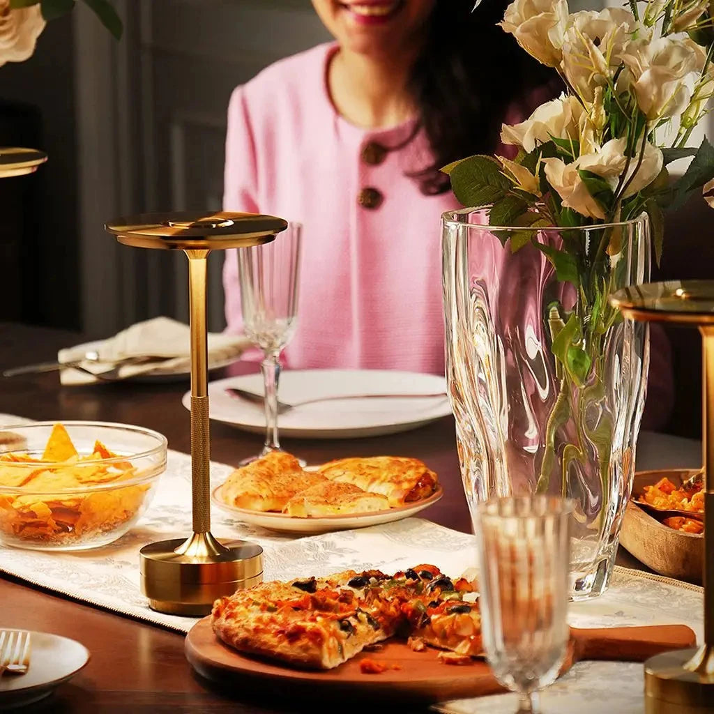 Aurora Inox Rechargeable Table Lamp