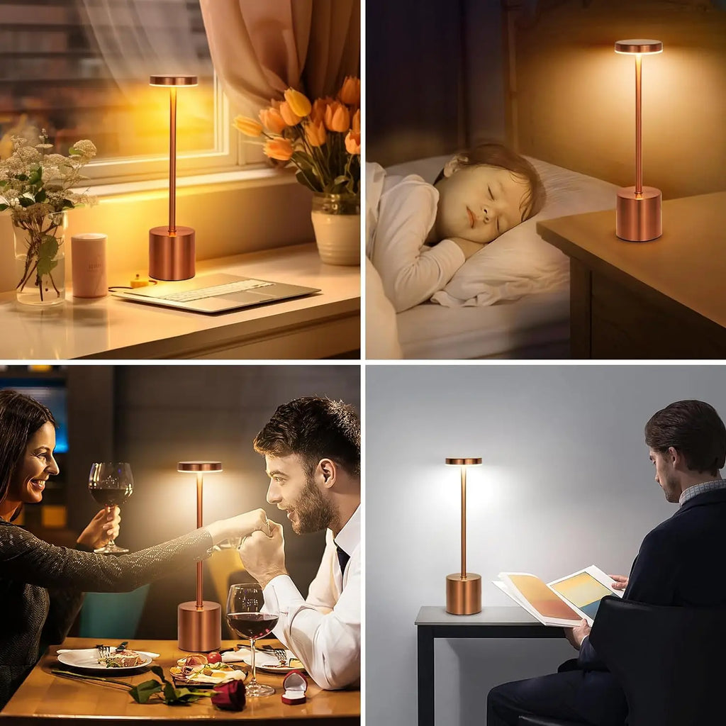 Wireless Metal Vogue Table Lamp