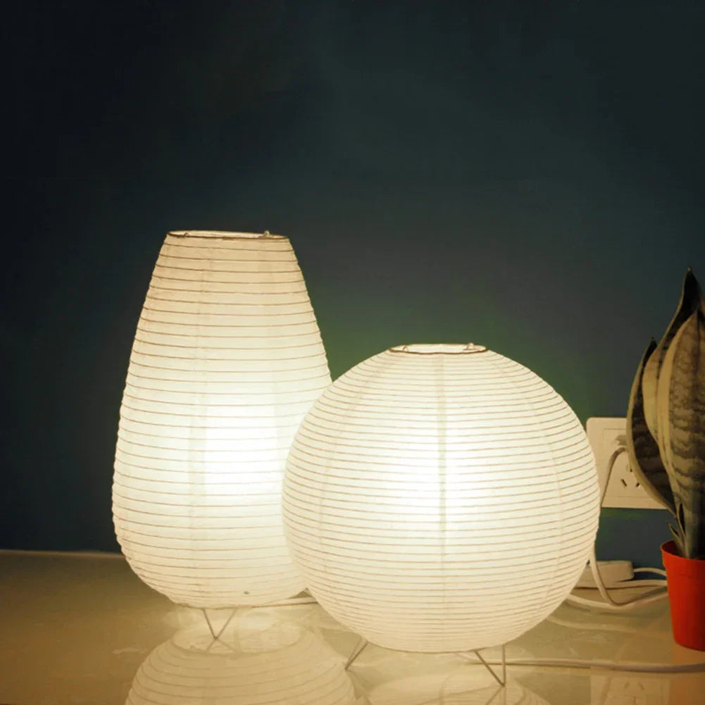 Japanese Akari Rice Paper Table Lamp