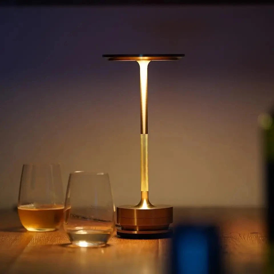 Aurora Inox Rechargeable Table Lamp