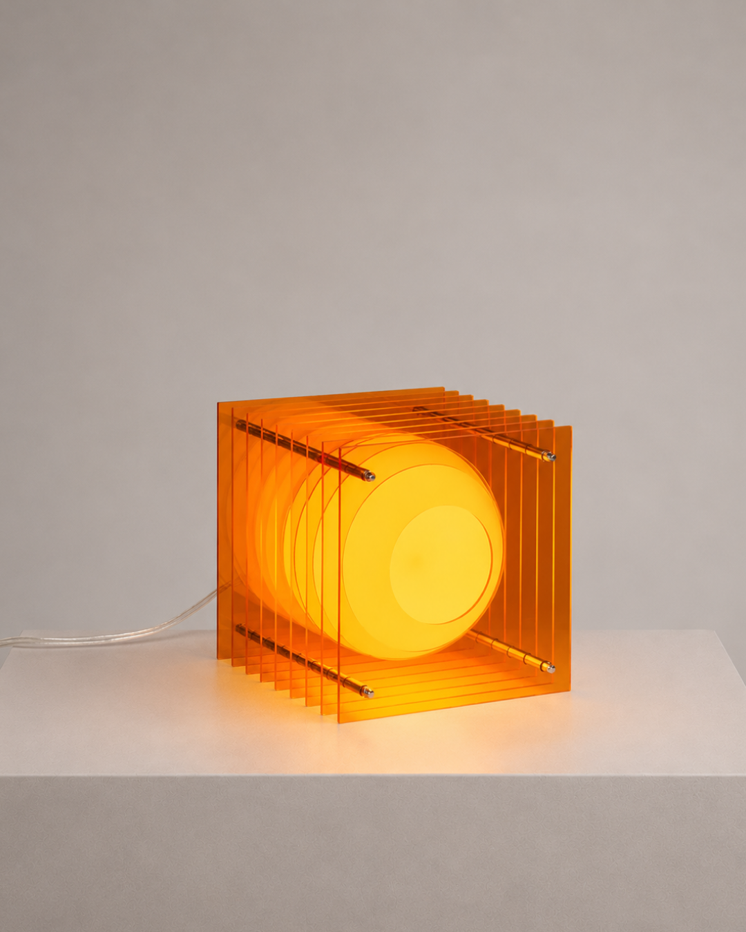 Futuristic Square Orbis Lamp