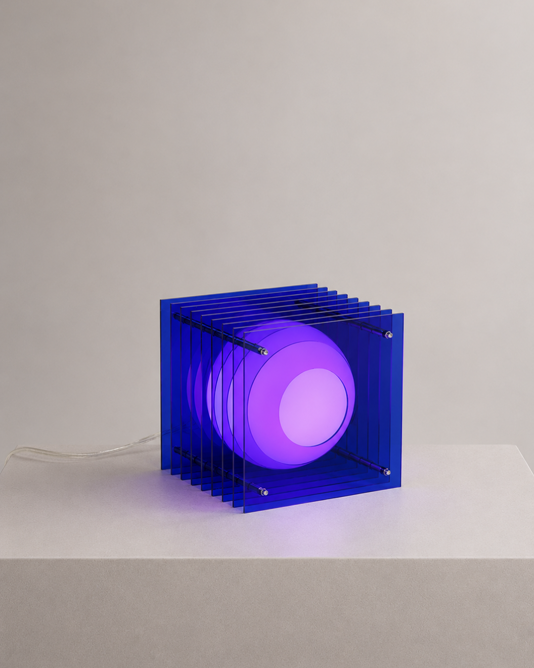 Futuristic Square Orbis Lamp