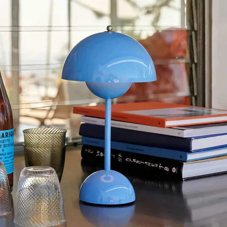 Retro Rechargeable Mushroom Table Lamp