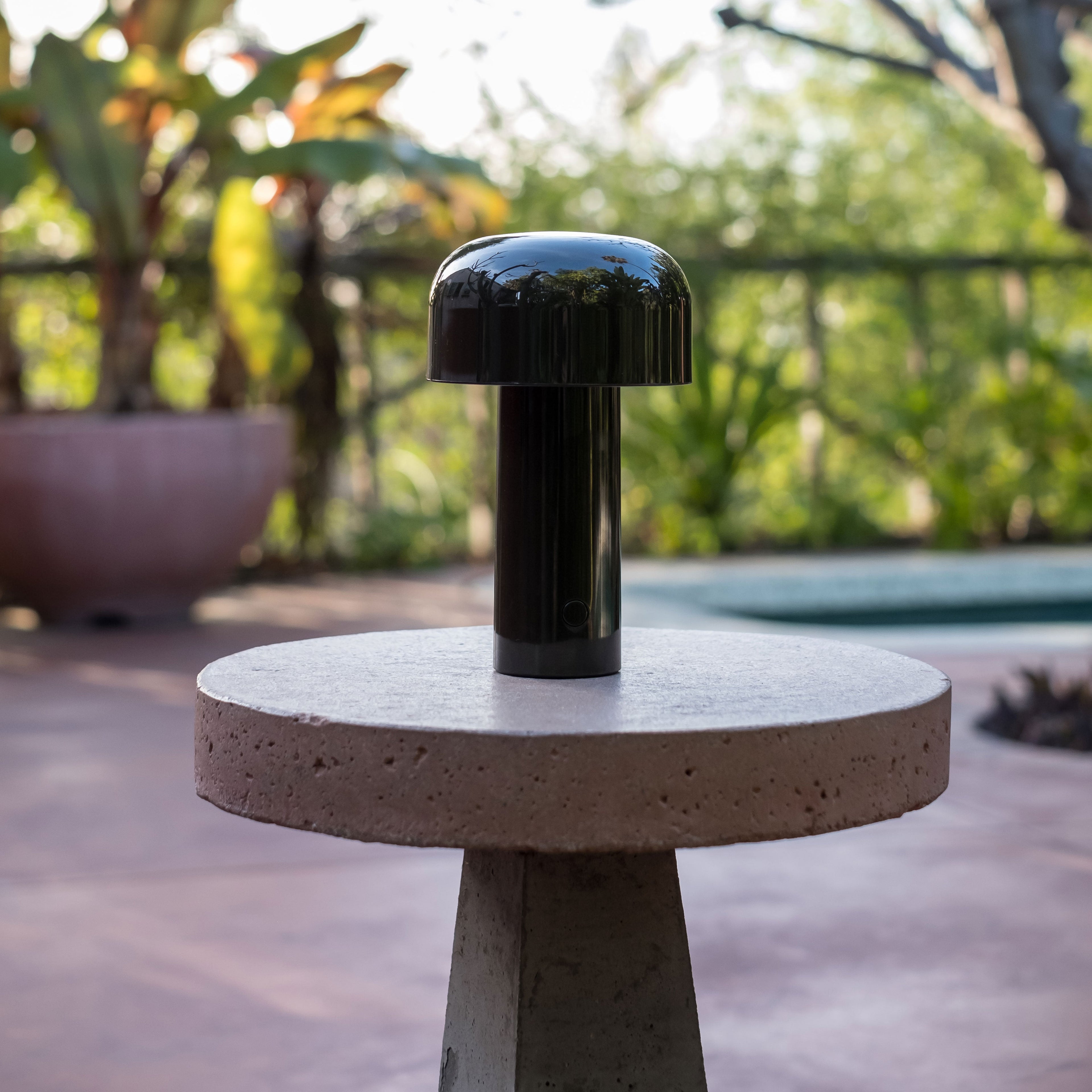 Rechargeable Bellhop Mushroom Table Lamp