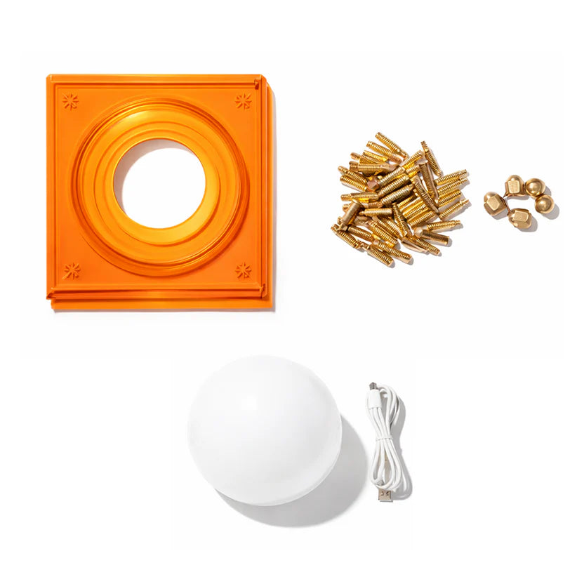 Futuristic Square Orbis Lamp