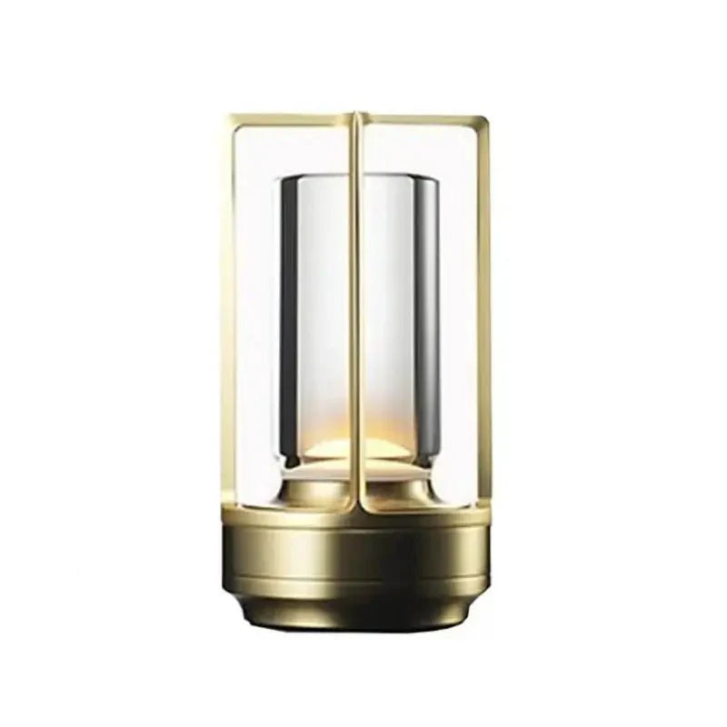 Crystal Table Lamp Industrial Style