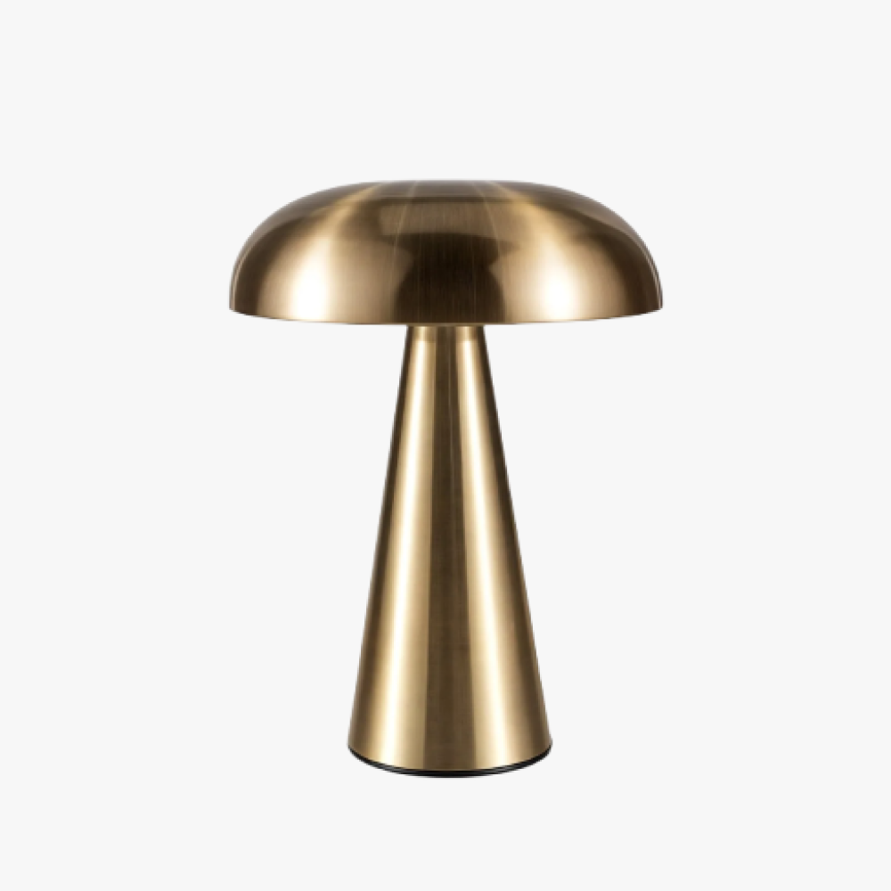 Vexpera Inox Rechargeable Mushroom Table Lamp